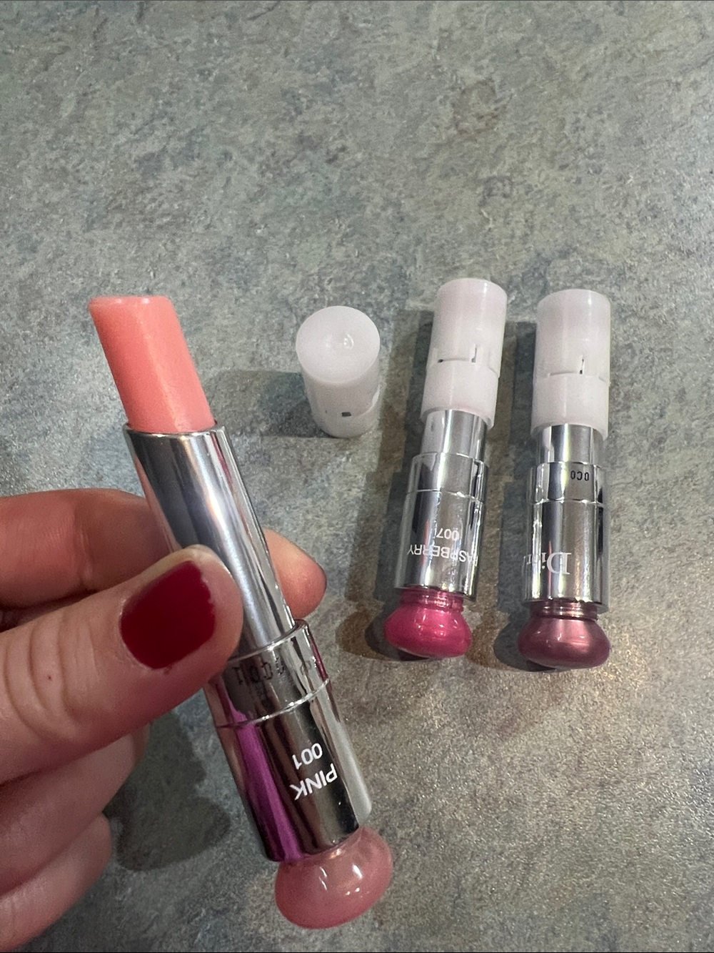 Dior Addict Lip Glow in shade 001,007,008